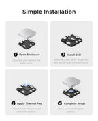 10Gbps Magnetic M.2 Docking Station MG7/MG5