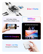 10Gbps Magnetic M.2 Docking Station MG7/MG5